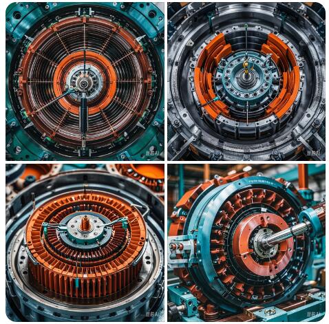 電機(jī)的定子與殼體裝配后的組件 電機(jī)的定子與殼體裝配后的組件